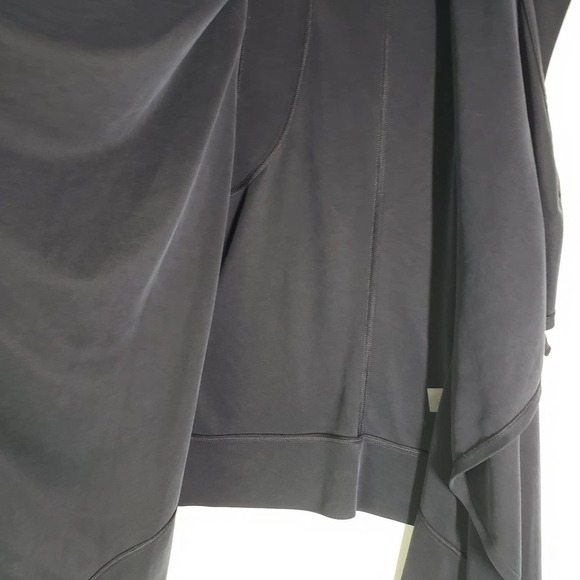 Calia Journey Vest M‎ Drawstring Waterfall Front Washed Black - Picture 6 of 8